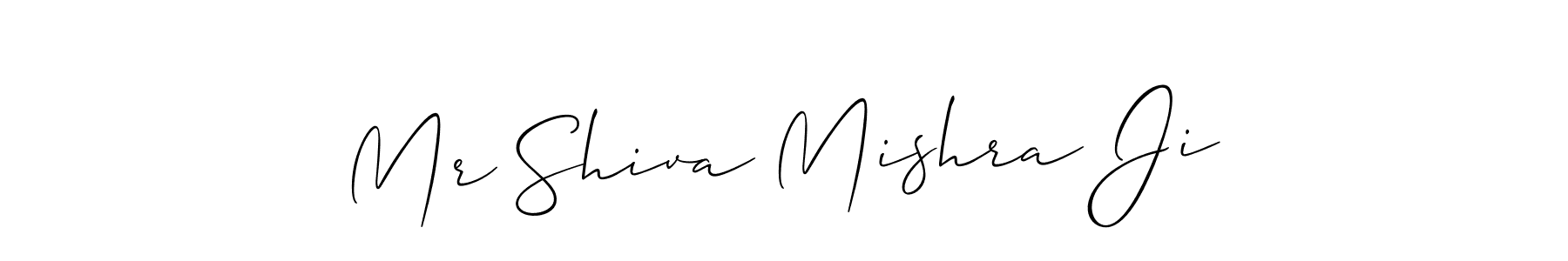 How to make Mr Shiva Mishra Ji name signature. Use Allison_Script style for creating short signs online. This is the latest handwritten sign. Mr Shiva Mishra Ji signature style 2 images and pictures png