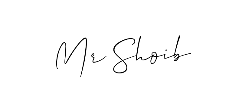 Best and Professional Signature Style for Mr Shoib. Allison_Script Best Signature Style Collection. Mr Shoib signature style 2 images and pictures png