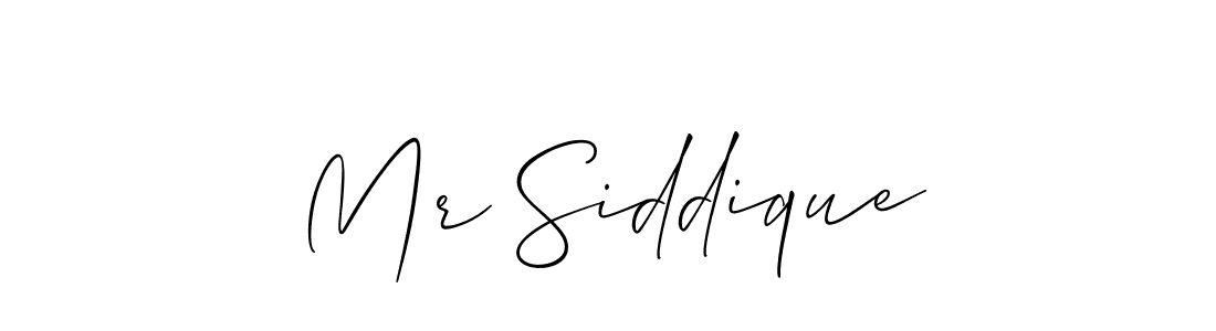 You should practise on your own different ways (Allison_Script) to write your name (Mr Siddique) in signature. don't let someone else do it for you. Mr Siddique signature style 2 images and pictures png