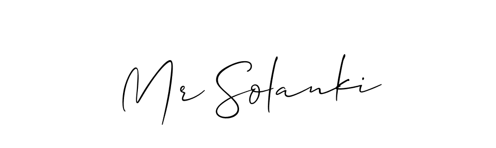 Similarly Allison_Script is the best handwritten signature design. Signature creator online .You can use it as an online autograph creator for name Mr Solanki. Mr Solanki signature style 2 images and pictures png
