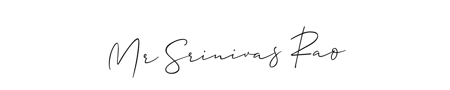 Mr Srinivas Rao stylish signature style. Best Handwritten Sign (Allison_Script) for my name. Handwritten Signature Collection Ideas for my name Mr Srinivas Rao. Mr Srinivas Rao signature style 2 images and pictures png
