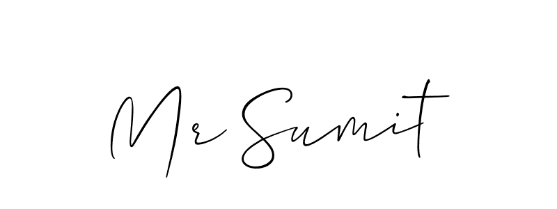 Once you've used our free online signature maker to create your best signature Allison_Script style, it's time to enjoy all of the benefits that Mr Sumit name signing documents. Mr Sumit signature style 2 images and pictures png