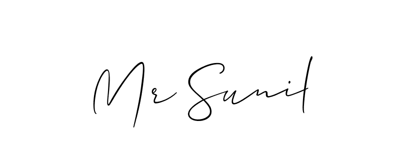 Once you've used our free online signature maker to create your best signature Allison_Script style, it's time to enjoy all of the benefits that Mr Sunil name signing documents. Mr Sunil signature style 2 images and pictures png