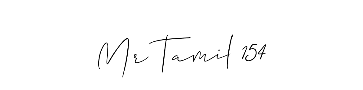 How to make Mr Tamil 154 signature? Allison_Script is a professional autograph style. Create handwritten signature for Mr Tamil 154 name. Mr Tamil 154 signature style 2 images and pictures png