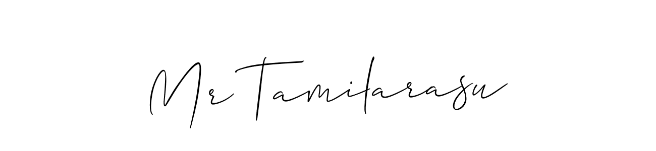 How to Draw Mr Tamilarasu signature style? Allison_Script is a latest design signature styles for name Mr Tamilarasu. Mr Tamilarasu signature style 2 images and pictures png