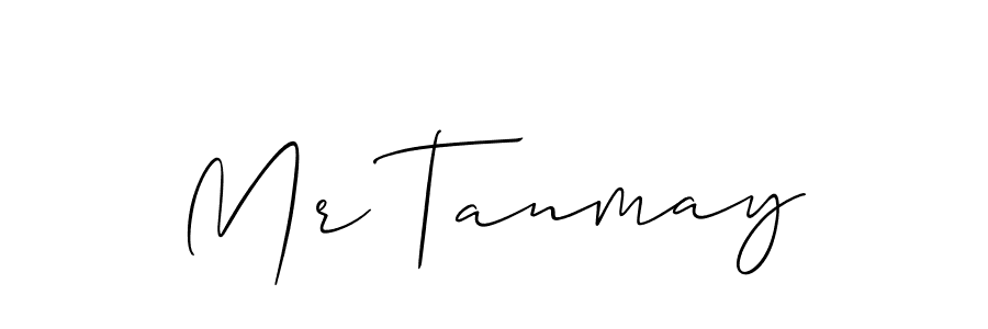 How to make Mr Tanmay name signature. Use Allison_Script style for creating short signs online. This is the latest handwritten sign. Mr Tanmay signature style 2 images and pictures png