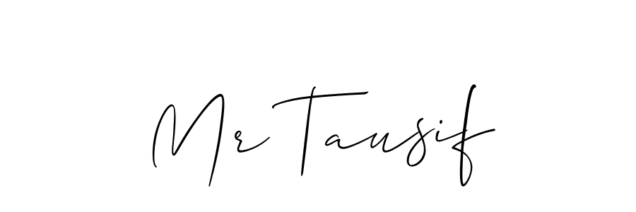 Best and Professional Signature Style for Mr Tausif. Allison_Script Best Signature Style Collection. Mr Tausif signature style 2 images and pictures png