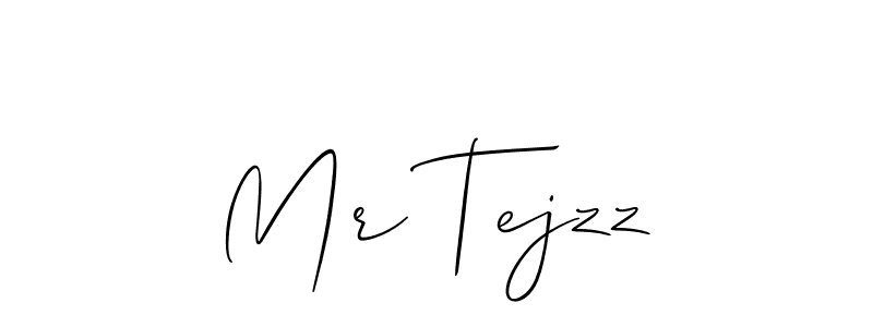 Use a signature maker to create a handwritten signature online. With this signature software, you can design (Allison_Script) your own signature for name Mr Tejzz. Mr Tejzz signature style 2 images and pictures png