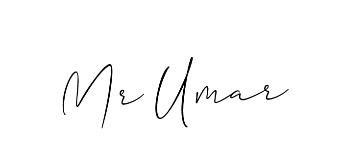 Mr Umar stylish signature style. Best Handwritten Sign (Allison_Script) for my name. Handwritten Signature Collection Ideas for my name Mr Umar. Mr Umar signature style 2 images and pictures png