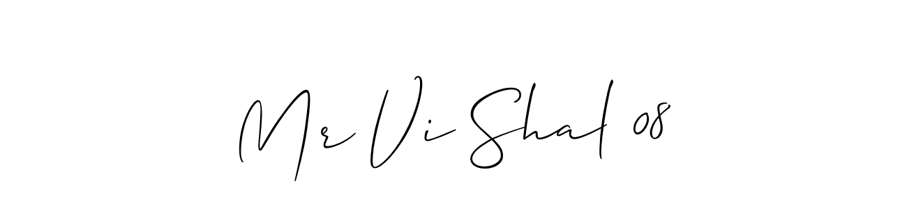 Also we have Mr Vi Shal 08 name is the best signature style. Create professional handwritten signature collection using Allison_Script autograph style. Mr Vi Shal 08 signature style 2 images and pictures png