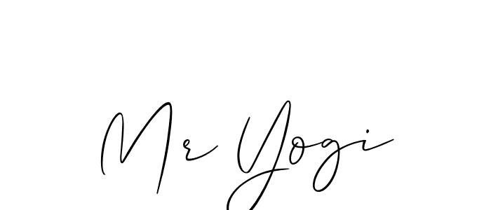 Also we have Mr Yogi name is the best signature style. Create professional handwritten signature collection using Allison_Script autograph style. Mr Yogi signature style 2 images and pictures png