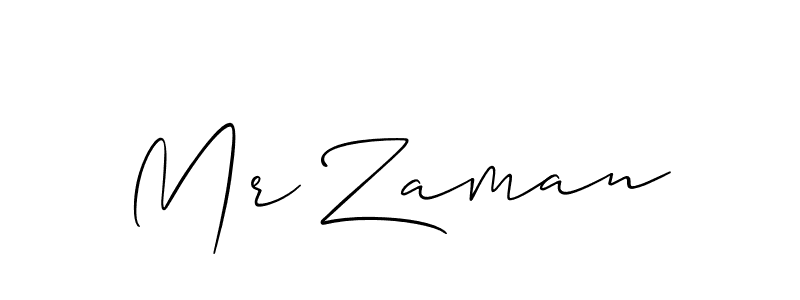 The best way (Allison_Script) to make a short signature is to pick only two or three words in your name. The name Mr Zaman include a total of six letters. For converting this name. Mr Zaman signature style 2 images and pictures png