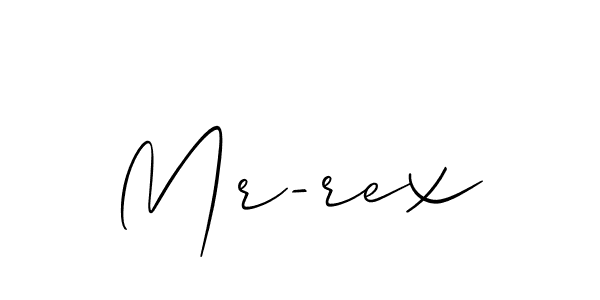 Make a beautiful signature design for name Mr-rex. Use this online signature maker to create a handwritten signature for free. Mr-rex signature style 2 images and pictures png