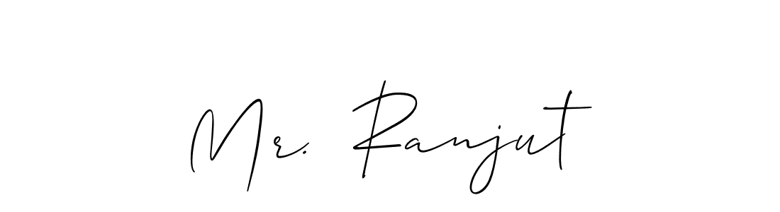 Once you've used our free online signature maker to create your best signature Allison_Script style, it's time to enjoy all of the benefits that Mr.  Ranjut name signing documents. Mr.  Ranjut signature style 2 images and pictures png