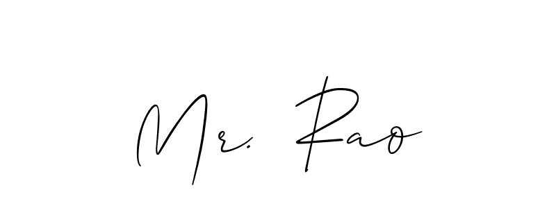 Once you've used our free online signature maker to create your best signature Allison_Script style, it's time to enjoy all of the benefits that Mr.  Rao name signing documents. Mr.  Rao signature style 2 images and pictures png