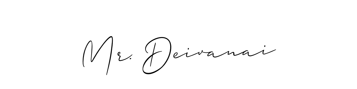 Here are the top 10 professional signature styles for the name Mr. Deivanai. These are the best autograph styles you can use for your name. Mr. Deivanai signature style 2 images and pictures png