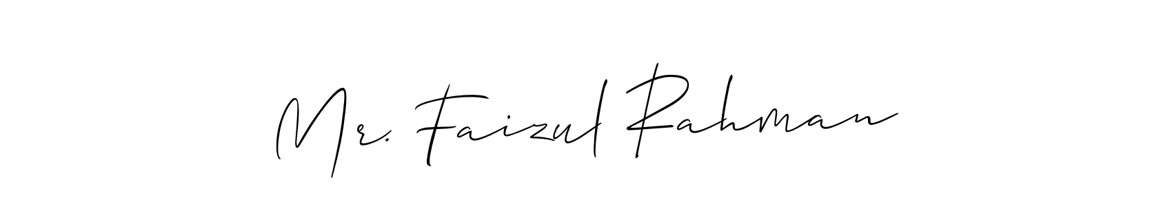 Once you've used our free online signature maker to create your best signature Allison_Script style, it's time to enjoy all of the benefits that Mr. Faizul Rahman name signing documents. Mr. Faizul Rahman signature style 2 images and pictures png