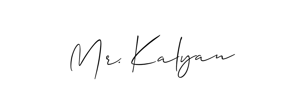 You can use this online signature creator to create a handwritten signature for the name Mr. Kalyan. This is the best online autograph maker. Mr. Kalyan signature style 2 images and pictures png