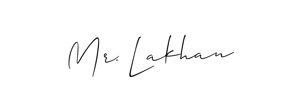 Also You can easily find your signature by using the search form. We will create Mr. Lakhan name handwritten signature images for you free of cost using Allison_Script sign style. Mr. Lakhan signature style 2 images and pictures png