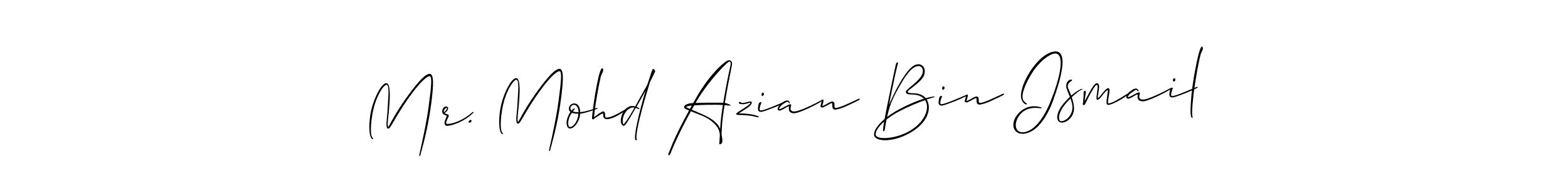 Once you've used our free online signature maker to create your best signature Allison_Script style, it's time to enjoy all of the benefits that Mr. Mohd Azian Bin Ismail name signing documents. Mr. Mohd Azian Bin Ismail signature style 2 images and pictures png