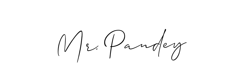 if you are searching for the best signature style for your name Mr. Pandey. so please give up your signature search. here we have designed multiple signature styles  using Allison_Script. Mr. Pandey signature style 2 images and pictures png