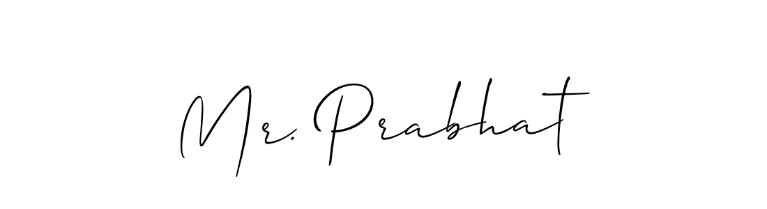 if you are searching for the best signature style for your name Mr. Prabhat. so please give up your signature search. here we have designed multiple signature styles  using Allison_Script. Mr. Prabhat signature style 2 images and pictures png