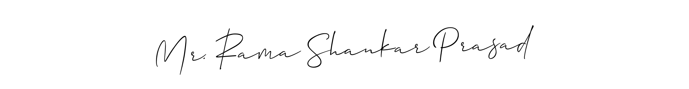 Make a short Mr. Rama Shankar Prasad signature style. Manage your documents anywhere anytime using Allison_Script. Create and add eSignatures, submit forms, share and send files easily. Mr. Rama Shankar Prasad signature style 2 images and pictures png