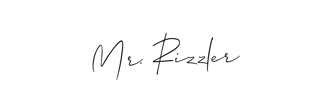 Make a beautiful signature design for name Mr. Rizzler. Use this online signature maker to create a handwritten signature for free. Mr. Rizzler signature style 2 images and pictures png