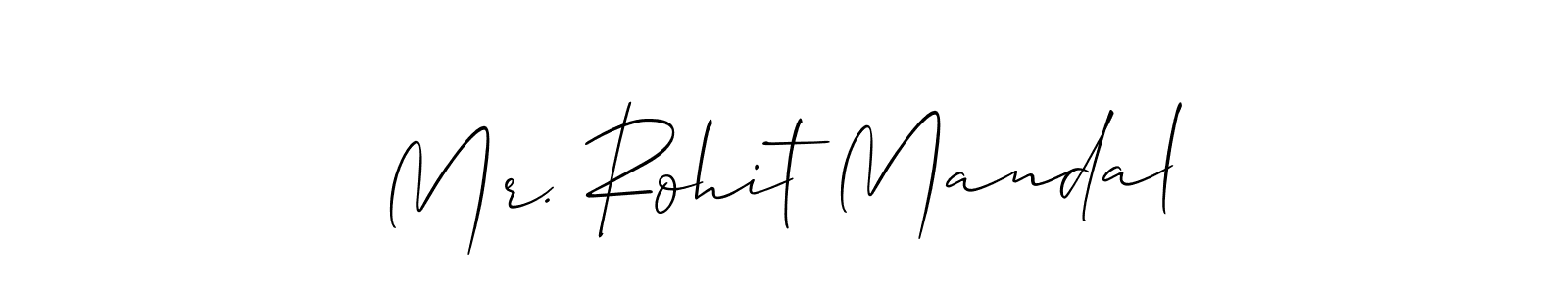 Mr. Rohit Mandal stylish signature style. Best Handwritten Sign (Allison_Script) for my name. Handwritten Signature Collection Ideas for my name Mr. Rohit Mandal. Mr. Rohit Mandal signature style 2 images and pictures png