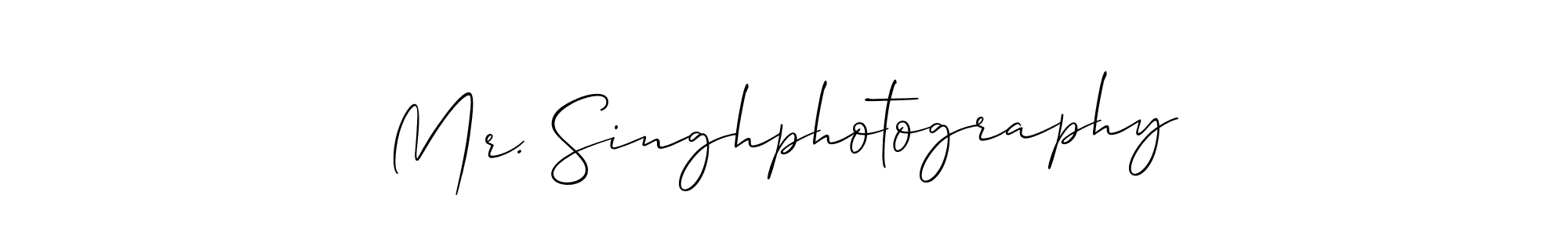 Once you've used our free online signature maker to create your best signature Allison_Script style, it's time to enjoy all of the benefits that Mr. Singhphotography name signing documents. Mr. Singhphotography signature style 2 images and pictures png