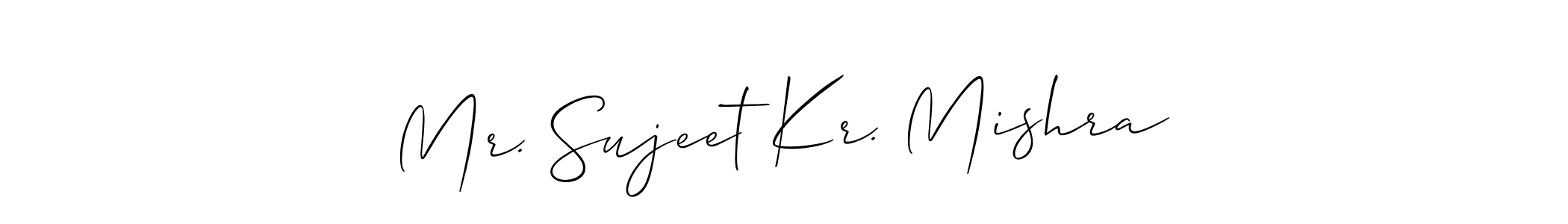 This is the best signature style for the Mr. Sujeet Kr. Mishra name. Also you like these signature font (Allison_Script). Mix name signature. Mr. Sujeet Kr. Mishra signature style 2 images and pictures png