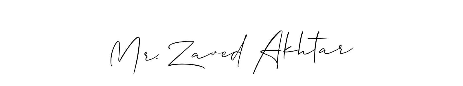 Also You can easily find your signature by using the search form. We will create Mr. Zaved Akhtar name handwritten signature images for you free of cost using Allison_Script sign style. Mr. Zaved Akhtar signature style 2 images and pictures png