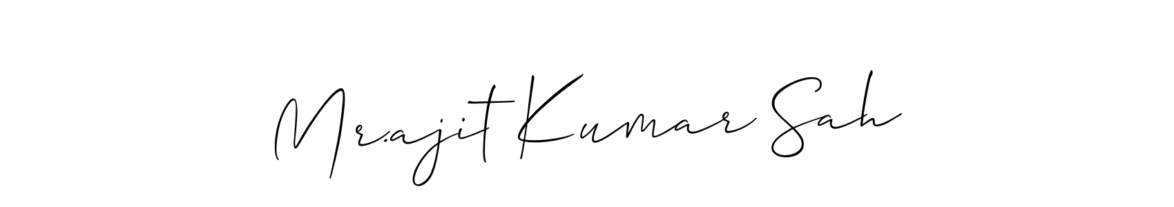 Once you've used our free online signature maker to create your best signature Allison_Script style, it's time to enjoy all of the benefits that Mr.ajit Kumar Sah name signing documents. Mr.ajit Kumar Sah signature style 2 images and pictures png