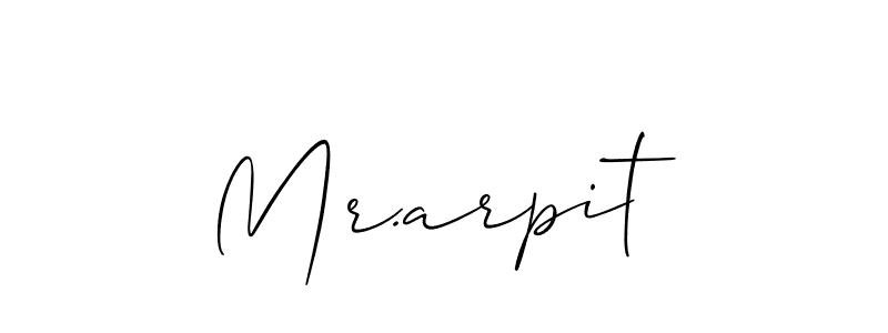 if you are searching for the best signature style for your name Mr.arpit. so please give up your signature search. here we have designed multiple signature styles  using Allison_Script. Mr.arpit signature style 2 images and pictures png