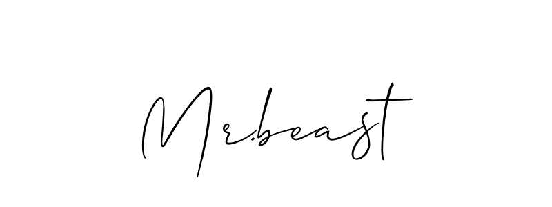 Best and Professional Signature Style for Mr.beast. Allison_Script Best Signature Style Collection. Mr.beast signature style 2 images and pictures png