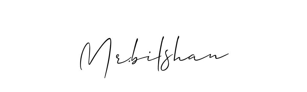 Best and Professional Signature Style for Mr.bilshan. Allison_Script Best Signature Style Collection. Mr.bilshan signature style 2 images and pictures png