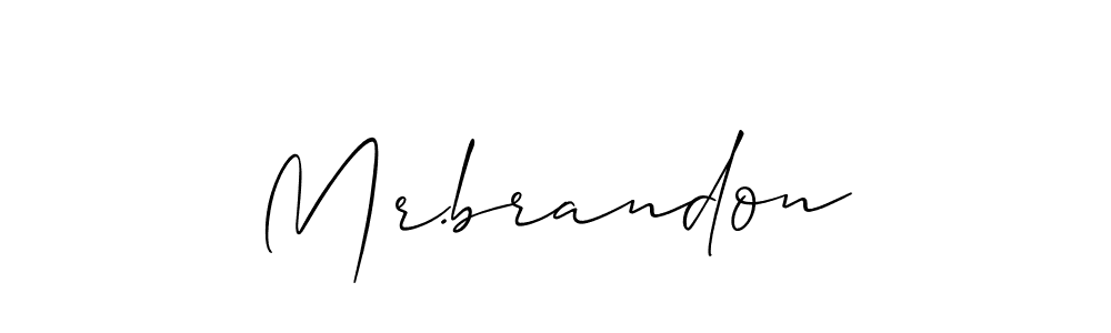 Allison_Script is a professional signature style that is perfect for those who want to add a touch of class to their signature. It is also a great choice for those who want to make their signature more unique. Get Mr.brandon name to fancy signature for free. Mr.brandon signature style 2 images and pictures png