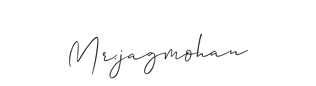 The best way (Allison_Script) to make a short signature is to pick only two or three words in your name. The name Mr.jagmohan include a total of six letters. For converting this name. Mr.jagmohan signature style 2 images and pictures png