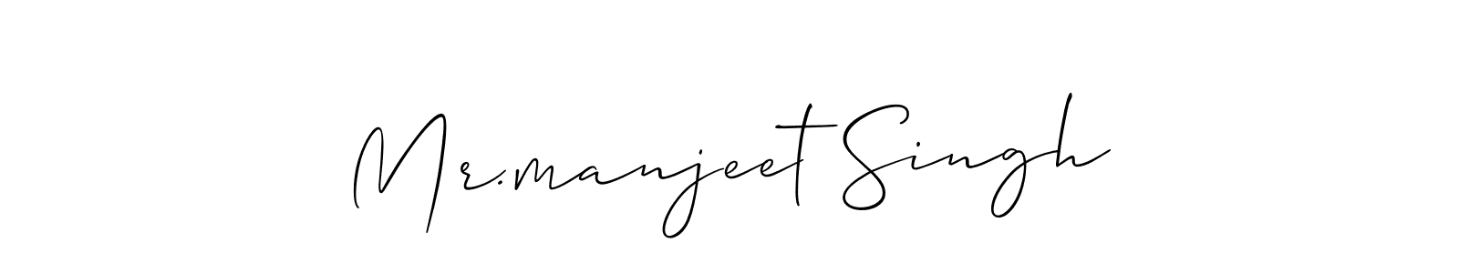 How to Draw Mr.manjeet Singh signature style? Allison_Script is a latest design signature styles for name Mr.manjeet Singh. Mr.manjeet Singh signature style 2 images and pictures png