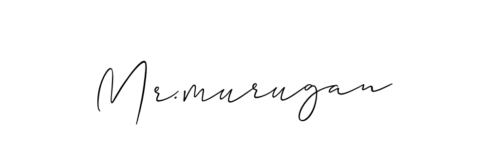 Make a short Mr.murugan signature style. Manage your documents anywhere anytime using Allison_Script. Create and add eSignatures, submit forms, share and send files easily. Mr.murugan signature style 2 images and pictures png