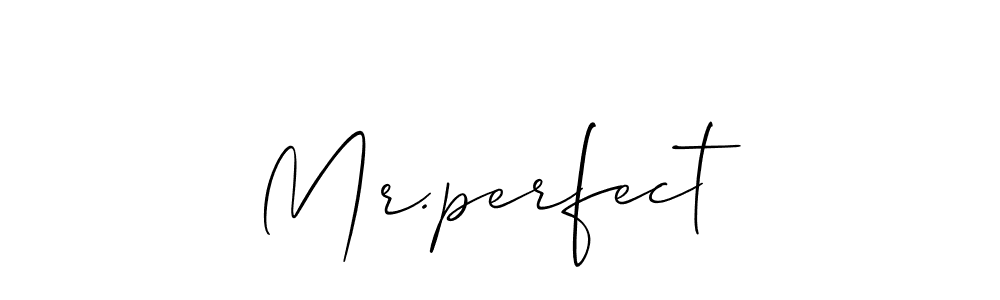 Best and Professional Signature Style for Mr.perfect. Allison_Script Best Signature Style Collection. Mr.perfect signature style 2 images and pictures png