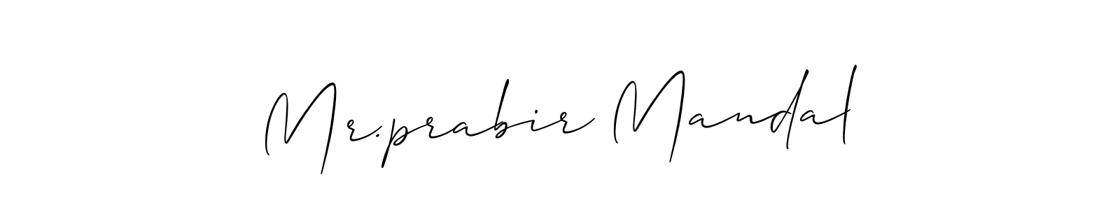 Make a beautiful signature design for name Mr.prabir Mandal. Use this online signature maker to create a handwritten signature for free. Mr.prabir Mandal signature style 2 images and pictures png