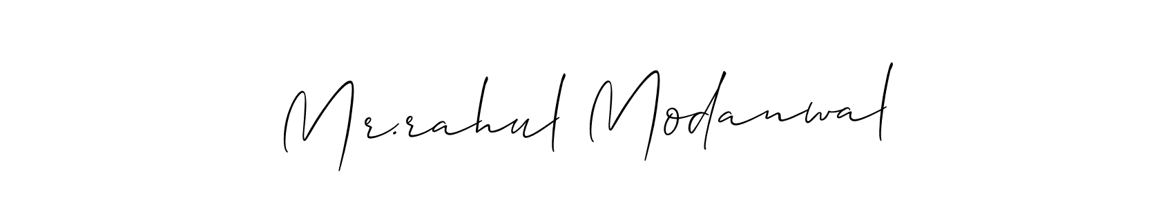 You should practise on your own different ways (Allison_Script) to write your name (Mr.rahul Modanwal) in signature. don't let someone else do it for you. Mr.rahul Modanwal signature style 2 images and pictures png