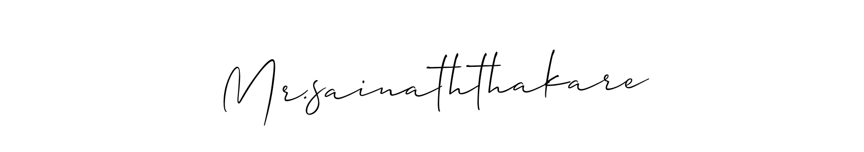 You can use this online signature creator to create a handwritten signature for the name Mr.sainaththakare. This is the best online autograph maker. Mr.sainaththakare signature style 2 images and pictures png