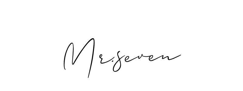 Here are the top 10 professional signature styles for the name Mr.seven. These are the best autograph styles you can use for your name. Mr.seven signature style 2 images and pictures png