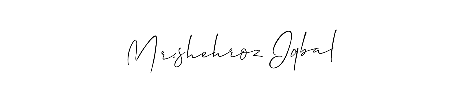 Once you've used our free online signature maker to create your best signature Allison_Script style, it's time to enjoy all of the benefits that Mr.shehroz Iqbal name signing documents. Mr.shehroz Iqbal signature style 2 images and pictures png