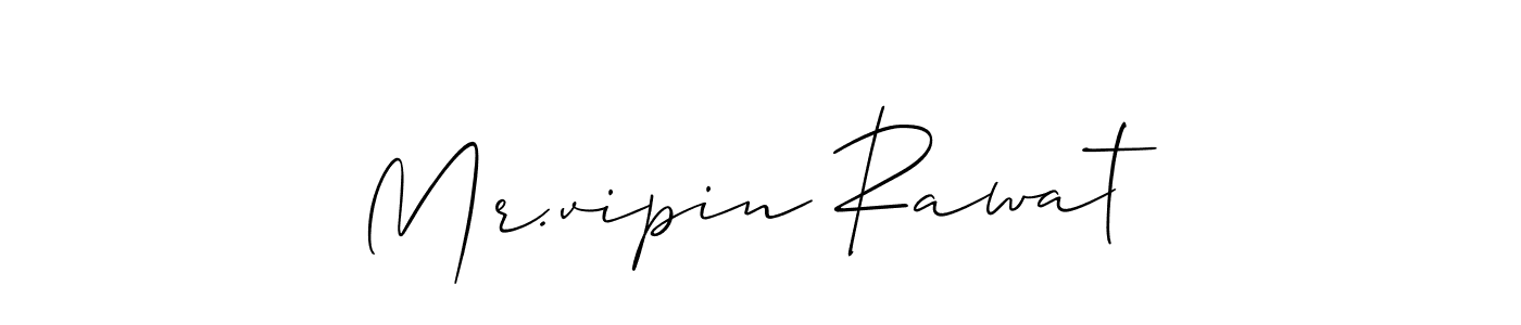 if you are searching for the best signature style for your name Mr.vipin Rawat. so please give up your signature search. here we have designed multiple signature styles  using Allison_Script. Mr.vipin Rawat signature style 2 images and pictures png