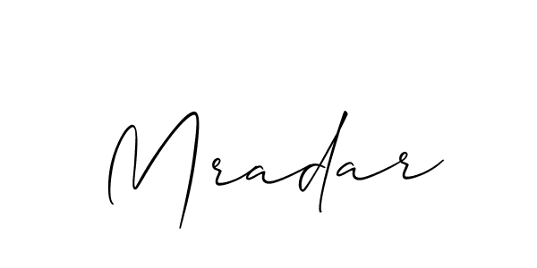 Similarly Allison_Script is the best handwritten signature design. Signature creator online .You can use it as an online autograph creator for name Mradar. Mradar signature style 2 images and pictures png