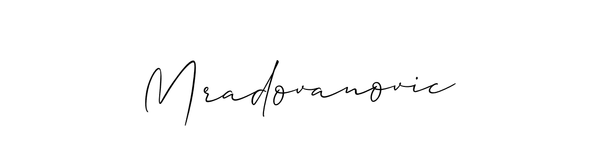 How to Draw Mradovanovic signature style? Allison_Script is a latest design signature styles for name Mradovanovic. Mradovanovic signature style 2 images and pictures png