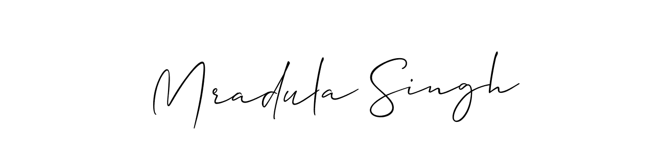 Once you've used our free online signature maker to create your best signature Allison_Script style, it's time to enjoy all of the benefits that Mradula Singh name signing documents. Mradula Singh signature style 2 images and pictures png